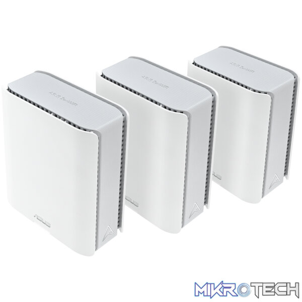 ASUS ZenWiFi BT10 Wi-Fi 7 Tri-Band 10G AiMesh Router Node (3-Pack) – White - Image 3