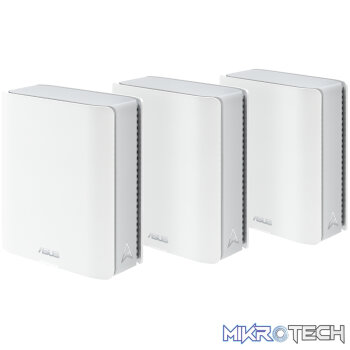 ASUS ZenWiFi BT10 Wi-Fi 7 Tri-Band 10G AiMesh Router Node (3-Pack) – White