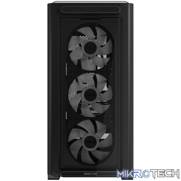 Asus A23 PLUS ARGB Micro-ATX Gaming Chassis - Black - Image 2