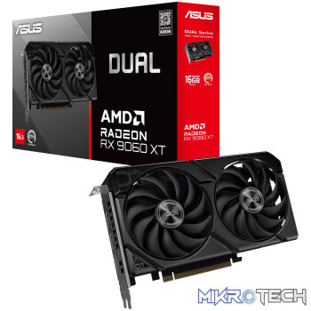 Asus Dual Radeon RX 9060 XT 16GB GDDR6 Graphics Card
