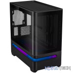 Asus Prime AP202 Curved Tempered Glass Micro-ATX Chassis – Black - Image 2