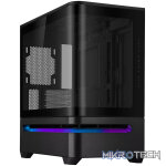 Asus Prime AP202 Curved Tempered Glass Micro-ATX Chassis – Black
