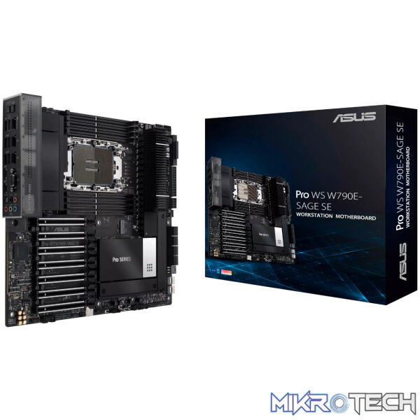 Asus Pro WS W790E-SAGE SE LGA4677 EEB Motherboard Asus Pro WS W790E-SAGE SE LGA4677 EEB Motherboard
