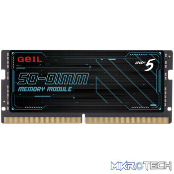 GeIL Pristine 8GB DDR5 5600MHz Notebook Memory – Black