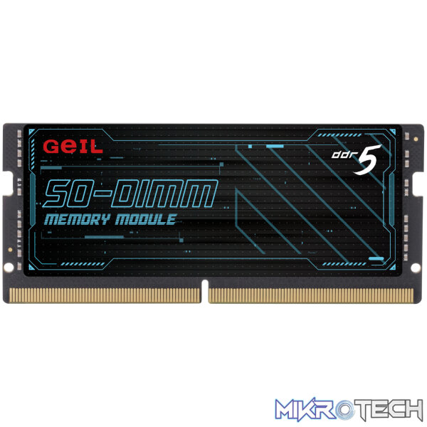 GeIL Pristine 8GB DDR5 5600MHz Notebook Memory – Black GeIL Pristine 8GB DDR5 5600MHz Notebook Memory – Black
