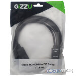 Gizzu 4K HDMI to DP Cable (1.8m) - Black - Image 3