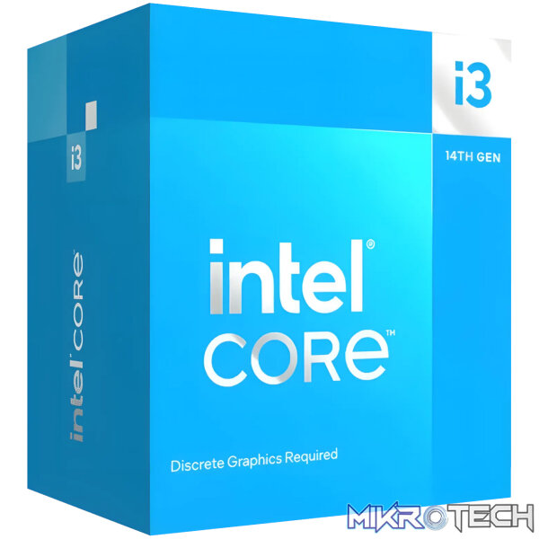 Intel 14th Gen Core i3-14100F LGA1700 3.5GHz 4-Core CPU Intel 14th Gen Core i3-14100F LGA1700 3.5GHz 4-Core CPU
