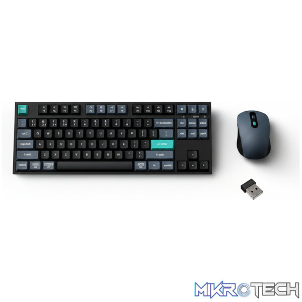 Keychron B33 80% TKL Wireless Keyboard and Mouse Combo – Black/Green Keychron B33 80% TKL Wireless Keyboard and Mouse Combo – Black/Green