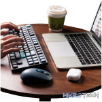 Keychron B33 80% TKL Wireless Keyboard and Mouse Combo – Black/Green - Image 8