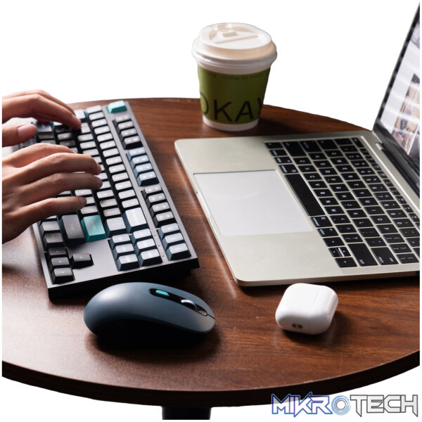 Keychron B33 80% TKL Wireless Keyboard and Mouse Combo – Black/Green - Image 8