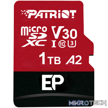 Patriot EP Series 1TB MICRO SDXC V30 A2 (w/o Adaptor)