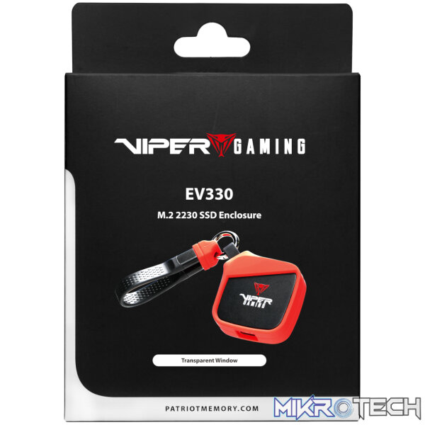 Patriot EV330 PCIe M.2 2230 USB 3.2 Gen2 SSD Enclosure - Black - Image 6