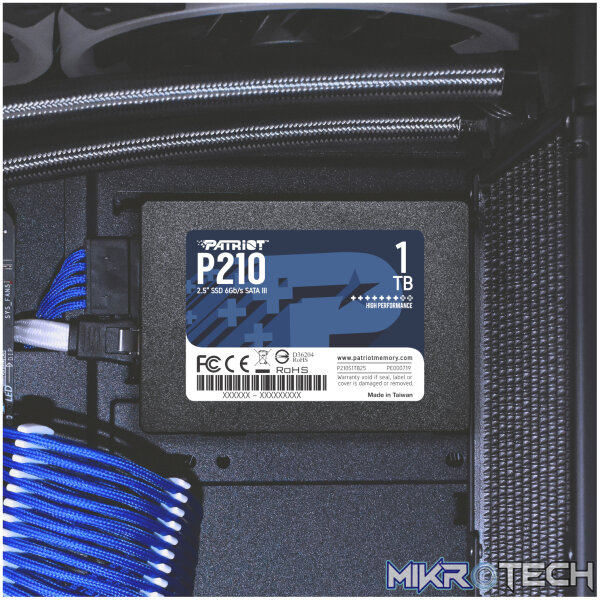 Patriot P210 1TB 2.5 Inch SATAIII SSD - Image 4