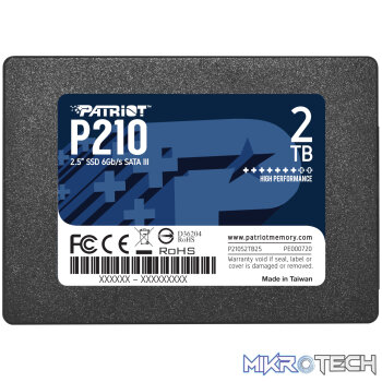Patriot P210 2TB 2.5 Inch SATAIII SSD