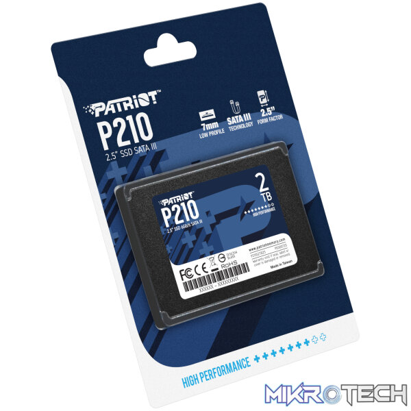 Patriot P210 2TB 2.5 Inch SATAIII SSD - Image 5