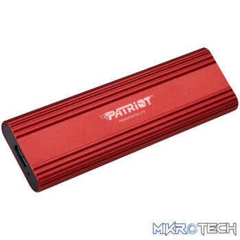 Patriot Transporter Lite 1TB USB3.2 Type-C External Portable SSD - Red