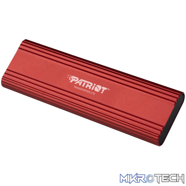 Patriot Transporter Lite 512GB USB3.2 Type-C External Portable SSD - Red - Image 3