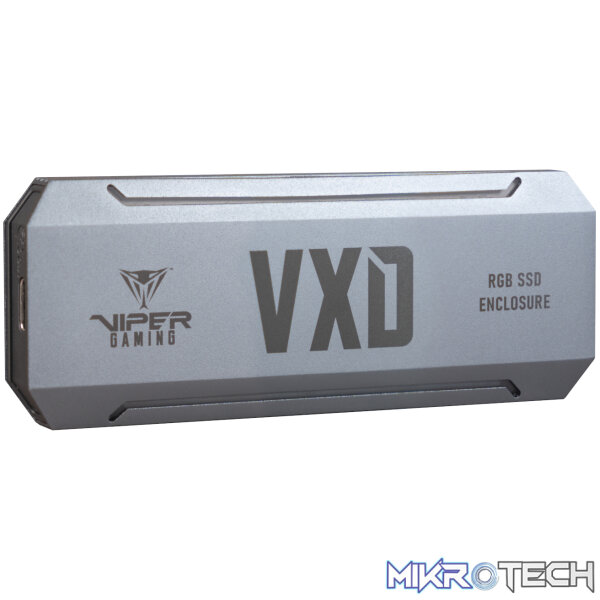 Patriot VXD M.2 PCIe RGB SSD Enclosure - Silver - Image 4