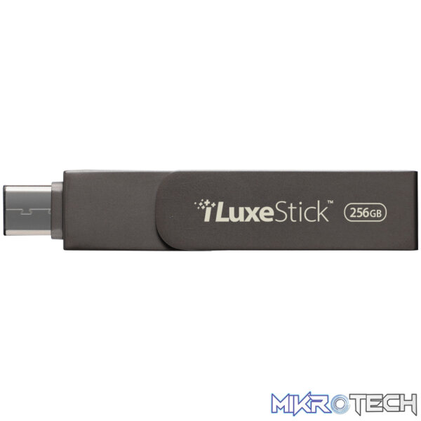 Patriot iLuxe Stick C 256GB USB 3.2 GEN 1 Type C + Lightning Flash Drive - Black - Image 2