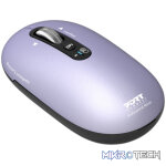 Port Connect PURE MAC Rechargeable Wireless and Bluetooth Mouse - Iris - Image 2