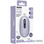 Port Connect PURE MAC Rechargeable Wireless and Bluetooth Mouse - Iris - Image 5