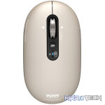 Port Connect PURE MAC Rechargeable Wireless and Bluetooth Mouse - Pearl