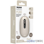 Port Connect PURE MAC Rechargeable Wireless and Bluetooth Mouse - Pearl - Image 5