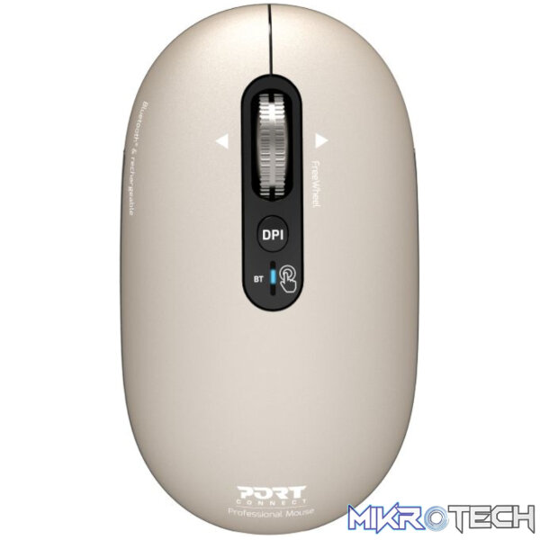 Port Connect PURE MAC Rechargeable Wireless and Bluetooth Mouse - Pearl Port Connect PURE MAC Rechargeable Wireless and Bluetooth Mouse - Pearl
