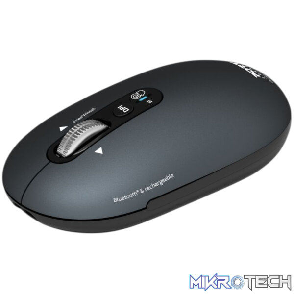 Port Connect PURE MAC Rechargeable Wireless and Bluetooth Mouse - Shadow - Image 3