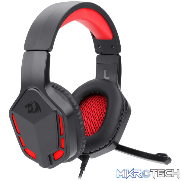 Redragon H220 THEMIS LED Wired Over-ear Gaming Headset – Black - Image 2
