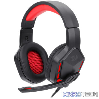 Redragon H220 THEMIS LED Wired Over-ear Gaming Headset – Black