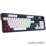 Redragon K762WB-RGB-PRO LCD Full-size Gasket Mechanical Keyboard - Black