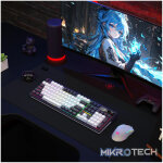 Redragon K762WB-RGB-PRO LCD Full-size Gasket Mechanical Keyboard - Black - Image 6