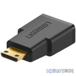 UGreen 20101-20101 Mini HDMI to HDMI Adapter - Black - Image 2
