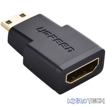 UGreen 20101-20101 Mini HDMI to HDMI Adapter - Black