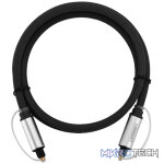 UGreen AV108 Male to Male Toslink Optical Audio Cable 2m–Grey - Image 3