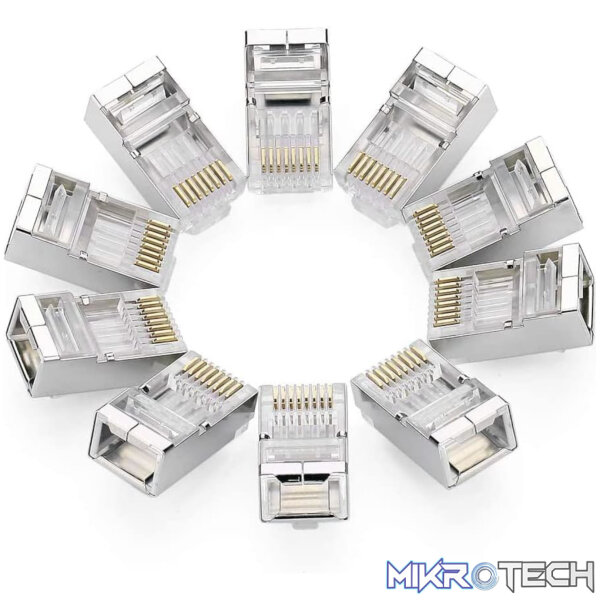 UGreen CAT6 FTP RJ45 Modular Plugs 10 Pack - Image 2