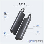 UGreen CM512 6-in-1 USB Type-C Docking Station - Image 2