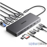 UGreen CM681 Revodok Pro 13-in-1 USB Type-C HDMI and DisplayPort Docking Station - Image 3