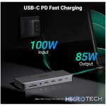 UGreen CM681 Revodok Pro 13-in-1 USB Type-C HDMI and DisplayPort Docking Station - Image 4