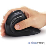 UGreen Multi-Mode Vertical Mouse Bluetooth and 2.4G Wireless–Black - Image 2