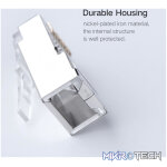UGreen NW111 RJ45 Cat6 Ethernet Network Head 100 Pack - Silver/Transparent - Image 3