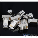 UGreen NW111 RJ45 Cat6 Ethernet Network Head 100 Pack - Silver/Transparent - Image 5