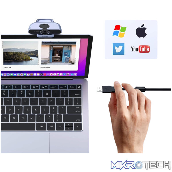 UGreen USB 1080P Webcam 30fps - Image 4