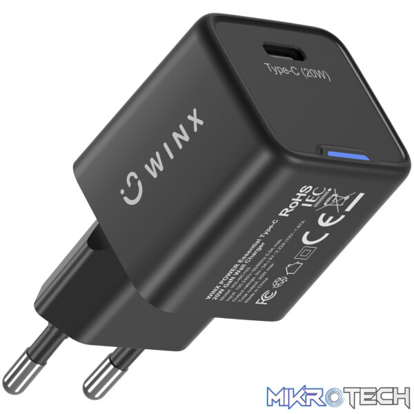 WINX POWER Essential Type-C 20W GaN Wall Charger - Image 4