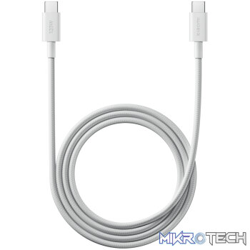 Xiaomi 6A Braided USB Type-C to USB Type-C Cable (1m) - White