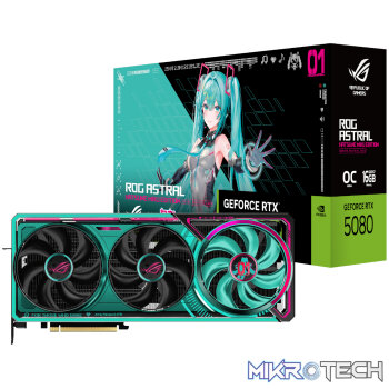 Asus ROG Astral GeForce RTX 5080 16GB GDDR7 OC Hatsune Miku Graphics Card