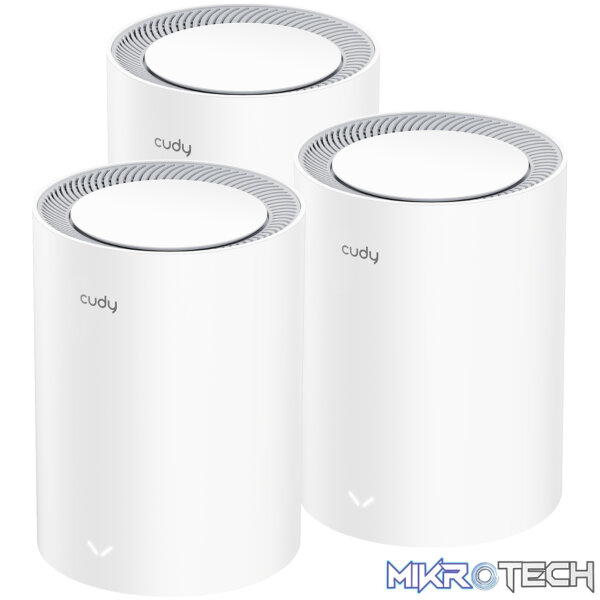Cudy BE3600 Gigabit Mesh Wi-Fi 7 System (M3600) – 3 Pack Cudy BE3600 Gigabit Mesh Wi-Fi 7 System (M3600) – 3 Pack