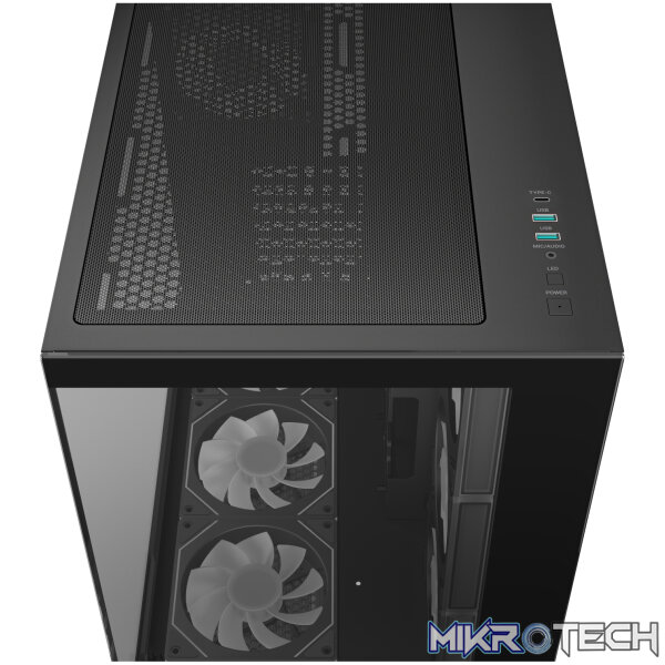 DeepCool CG530 4F ARGB ATX Gaming Chassis - Black - Image 6