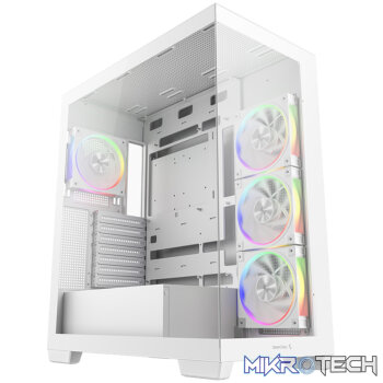 DeepCool CG580 4F V2 ARGB ATX Gaming Chassis – White